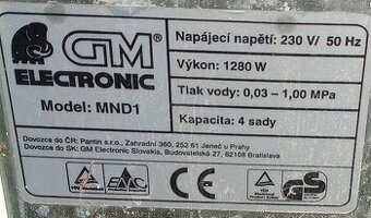 Myčka GM Elektronic MND1 menší, funkční