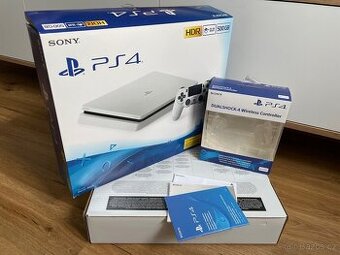 PS4 slim 500 gb, 2x ovladač
