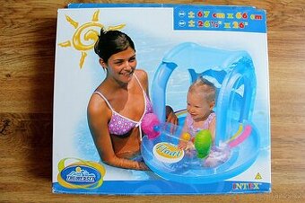 Nafukovací kruh Kiddie Float Intex se stříškou