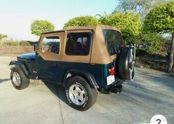 Jeep Wrangler YJ nahradni platena strecha "soft top"