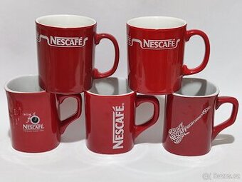 Hrnek Nescafé, červený hrníček, 129.-/kus, pošta 75.-