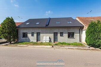 Prodej novostavby domu 4+kk, hrubá stavba, s terasou a zahra