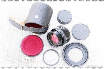 Carl Zeiss Prakticar 50/1.4 MC №18.898, bajonet Praktica B