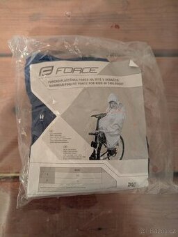 Pláštěnka Force PONCHO - pro dítě v sedačce - modrá