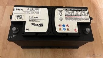 BMW baterie 92Ah 850A AGM starší 2017