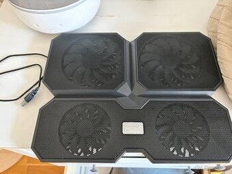 DEEPCOOL MULTI CORE X6 černá - chladicí podložka pod noteboo