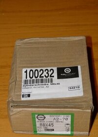 Šroub šestihranný  DIN 933 M8x45 nerez A2-70