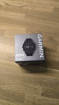 Garmin Fenix 7 Sapphire Solar – Titanium DLC, Black Band (47