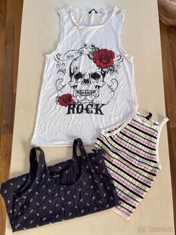 Set 3 tílek, vel XXS-XS - 1