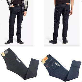 2x nové džíny Levi's 512 W32/L30 - 1