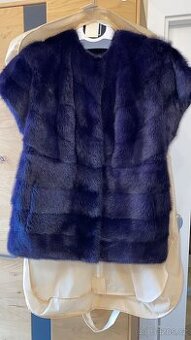 Dámský kožich - fialový