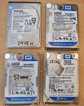 1TB, 2x 640GB a 1x 750gb sata do notebooku