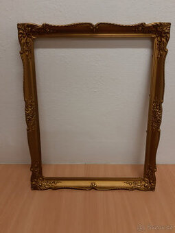 Prodám pozlacený dřevěný rám