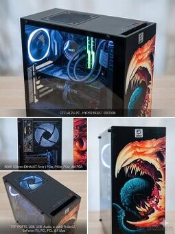 Herní PC RTX 3070 / i7-9700K / 16GB / 2TB NVMe / vodní chlaz