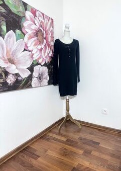 Bavlněné kašmírové šaty Karl Lagerfeld