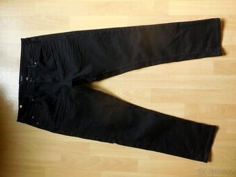 pánské Smog černé rifle rovné, zip elast. 34/30 L p.90-94