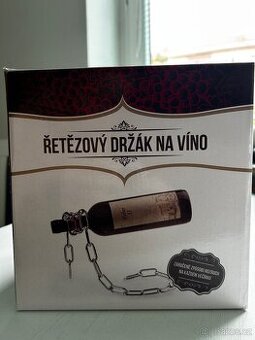 Řetězový držák na víno
