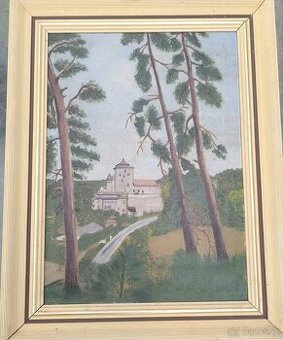 Obraz na plátně - Hrad Kost - J. Louda