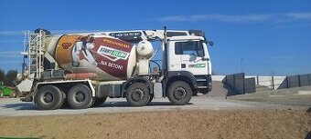 Autodomíchávač s dopravním pásem 18m - 1