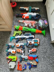 Zbraně Nerf a x-shot
