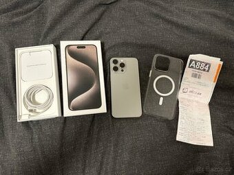 IPhone 15 Pro Max 256 GB Natural Titanium Záruka od Alza