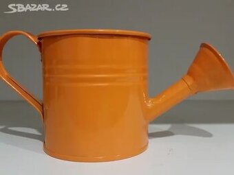 konvička - dekorativní kryt na květináč - oranžová