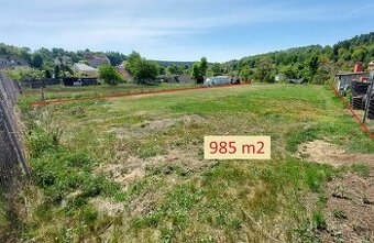 Stavební pozemek 985 m2 Libá (Cheb)