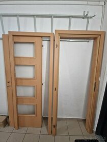 Dveře s obložkou na 70cm futra, např. do paneláku PC:8000Kč