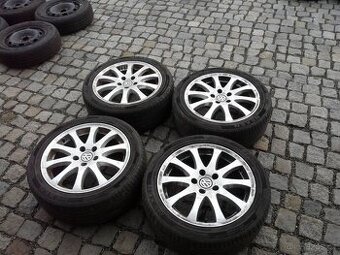 ALU KOLA + LETNÍ PNEU 225/45R17 VW 17" ŠKODA, SEAT