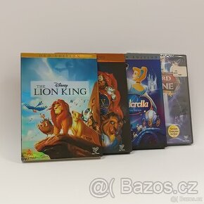 4x Disney DVD filmy zahranicni