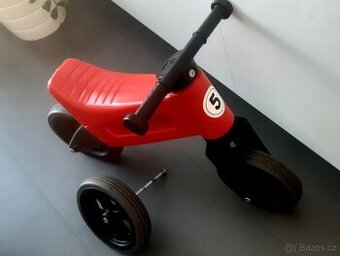 Červené odrážedlo Funny Wheels