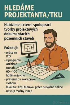 HLEDÁME PROJEKTANTA STAVEB do našeho týmu
