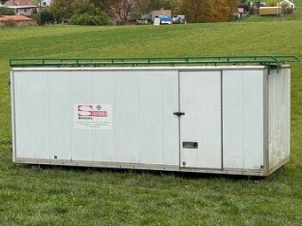 Stavební buňka - skříňová nástavba - sklad, garáž