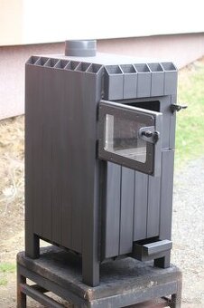 Dílenská kamna na dlouhá polena  22kw