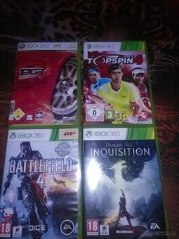 Xbox 360 – 4 originální hry