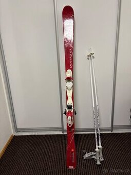 Lyže Rossignol 154 + Hůlky 115 + Lyžáky Nordica 27,5