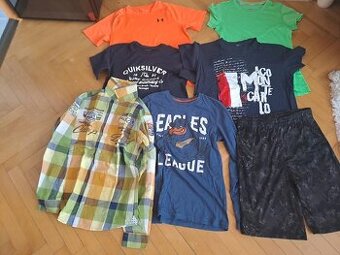 Balík zn oblečení ve vel.164 trička,kraťasy,košile