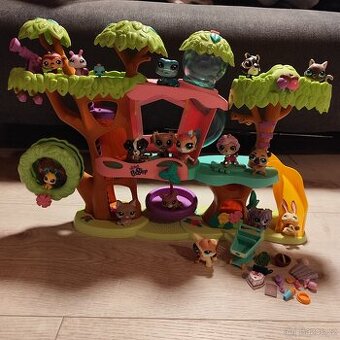 LPS stromový domeček spoustu zvířátek a doplňky
