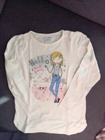 Dívčí triko zn. Reserved vel. 128
