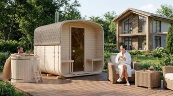 ZÁHRADNÁ SUDOVÁ SAUNA QUADRO 240 сm madel 2QL