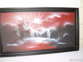 starý obraz v rámu