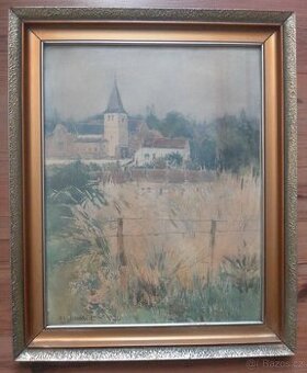 V. Uy. Herschakt - Letní nálada za vsí.