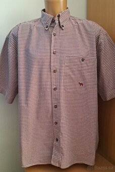Pánská kostičkovaná košile/L-XL/2x65cm