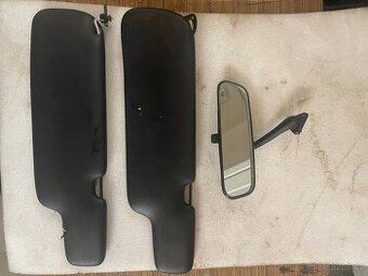 Sluneční clonky a vnitřní zpětné zrcátko Jaguar xj 6