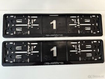 Audi Quattro podložky pod SPZ