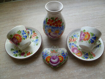 Bílá chodská keramika levně