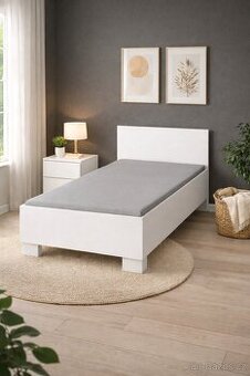 Postel jednolůžko s roštem NOVÉ