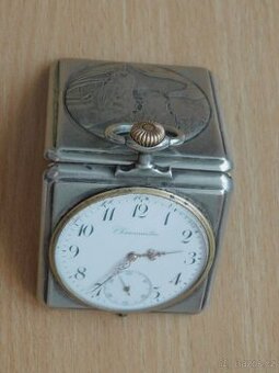 Historické ČTVERCOVÉ kapesní hodinky CHRONOMETRE