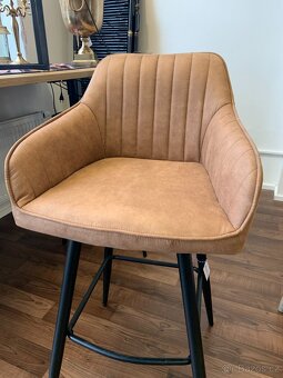 Barová židle – vintage hnědá