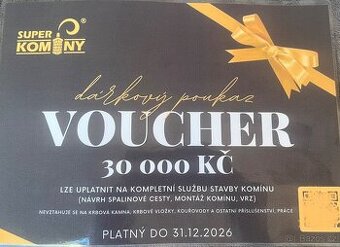 Voucher na stavbu komínu